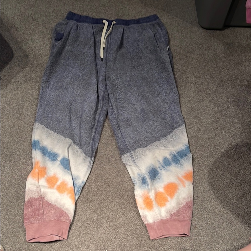 FEAT Blanketblend SweatPants with Tie-Dye Design